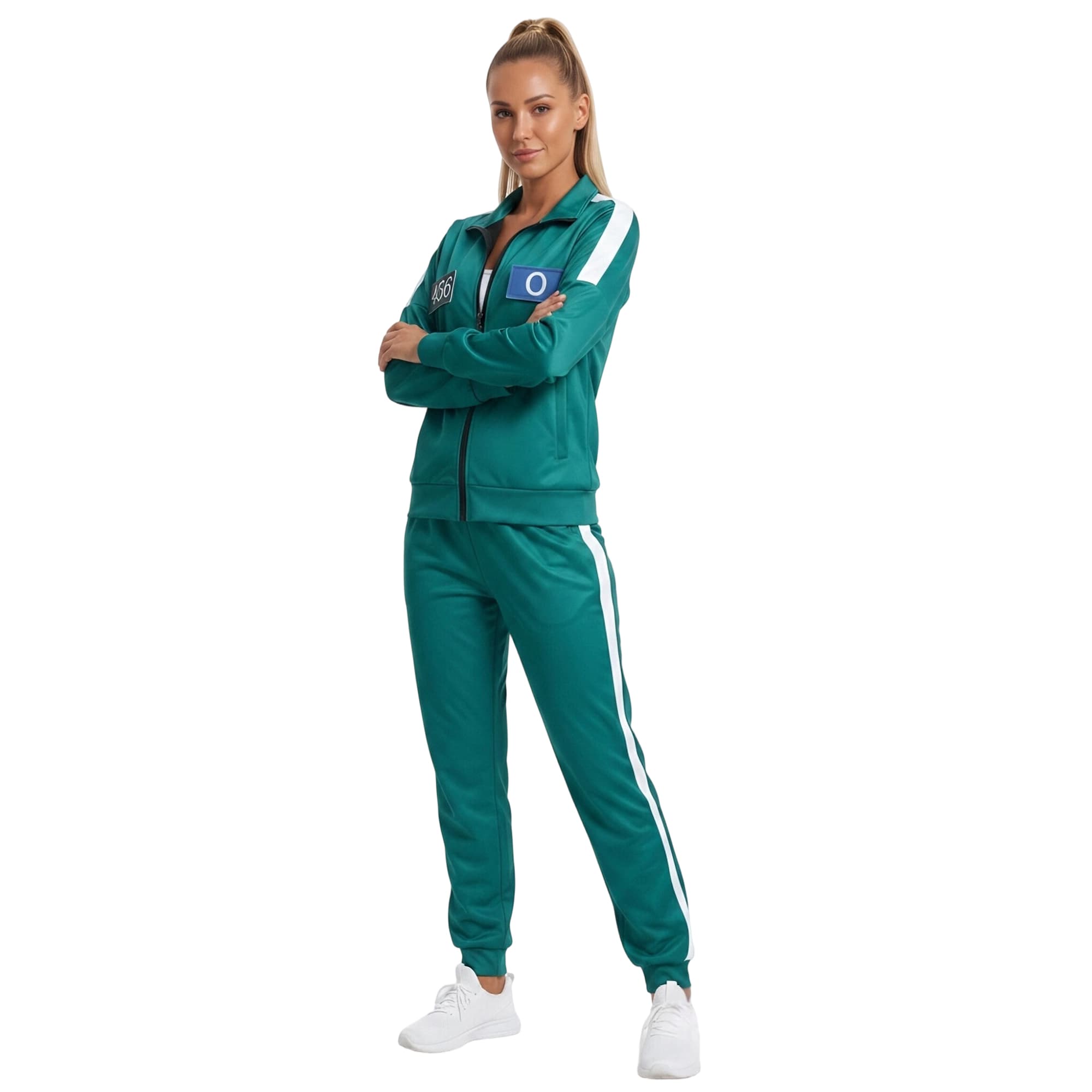 Adult Green Game Tracksuit Costume